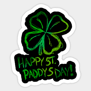 Scratch off art - St. Paddy's Day Sticker